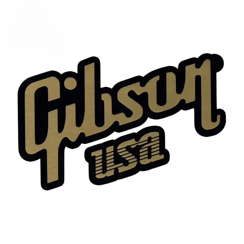 Gibson Car Decal Cartoon Vinyl Stickers Personality Decor Vinyl Cover  Bumper Windows Dress Up car sticker