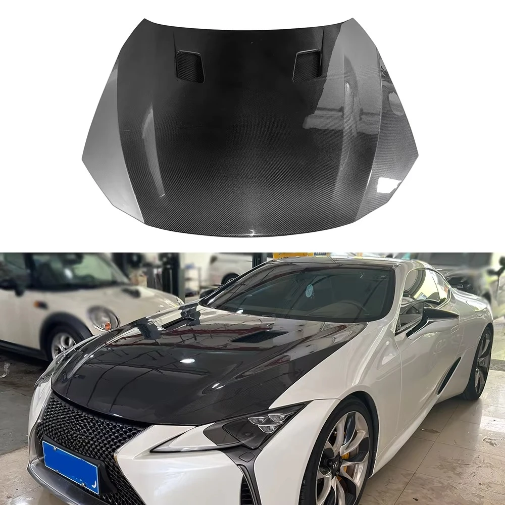 Real Carbon Fiber TLS Style Hood for Lexus LC500 LC500h Hood Bonnet High Quality