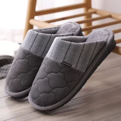 Size 46 47 48 49 50 Plus Size Men Autumn Winter Wind Slippers Extra Size Home Shoes  Warm Big Code Cotton Slippers Keep Warm