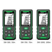 SNDWAY SW-50G/70G/ 100G Laser distance meter Digital range finder 100m 70m 50m Rangefinder Trena lazer Green light measurement