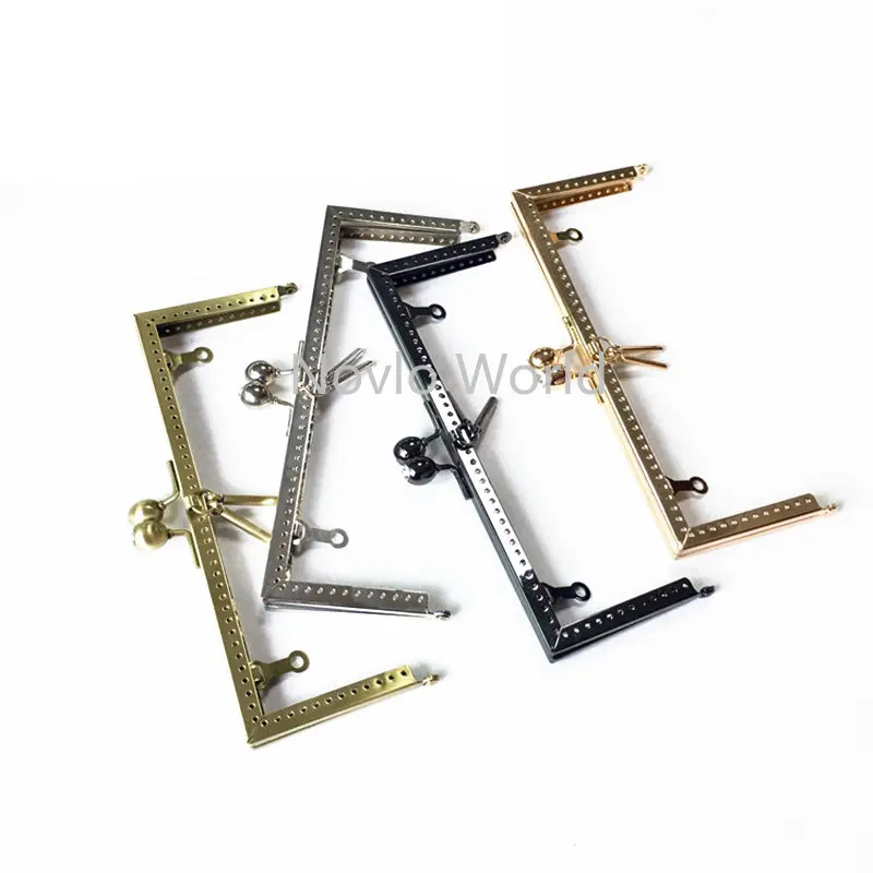 10PCS Retro Metal Kiss Clasp Lock Frame Handles For Handmade Purse Handbags Wallet Clutch Bags DIY Craft Replacement Accessories