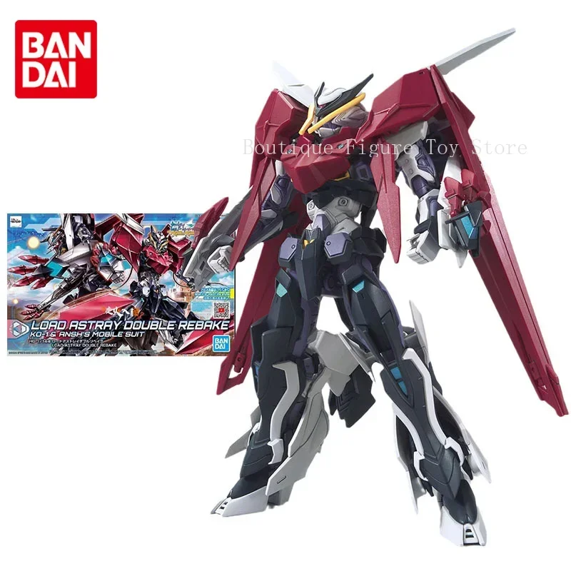 

Bandai Gundam Model Kit Anime Figure HGBD 1/144 Load Astray Double Rebake Genuine Gunpla Anime Action Figure Toys for Children