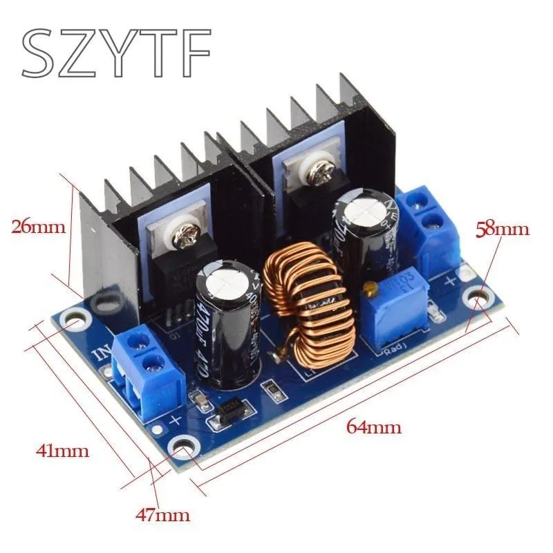 XH-M404 XL4016E1  4-40V 8A Module Digital PWM Adjustabl DC-DC Step Down DC