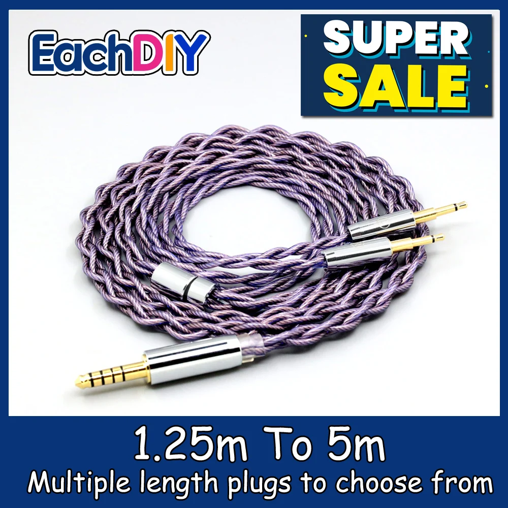 

Type2 1.8mm litz 7N OCC Headphone Cable For Abyss Diana Acoustic Research AR-H1 Advanced Alpha GT-R Zenith PM LN007859