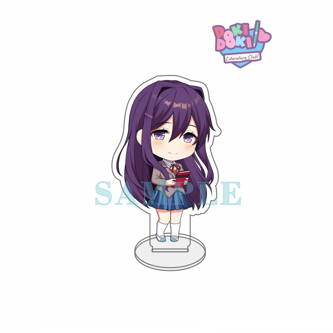 Anime Cartoons Yuri Monika Natsuki Acrylic Standee Keychain Decoration Collection Gift Model Plate Decoration Cartoon Products