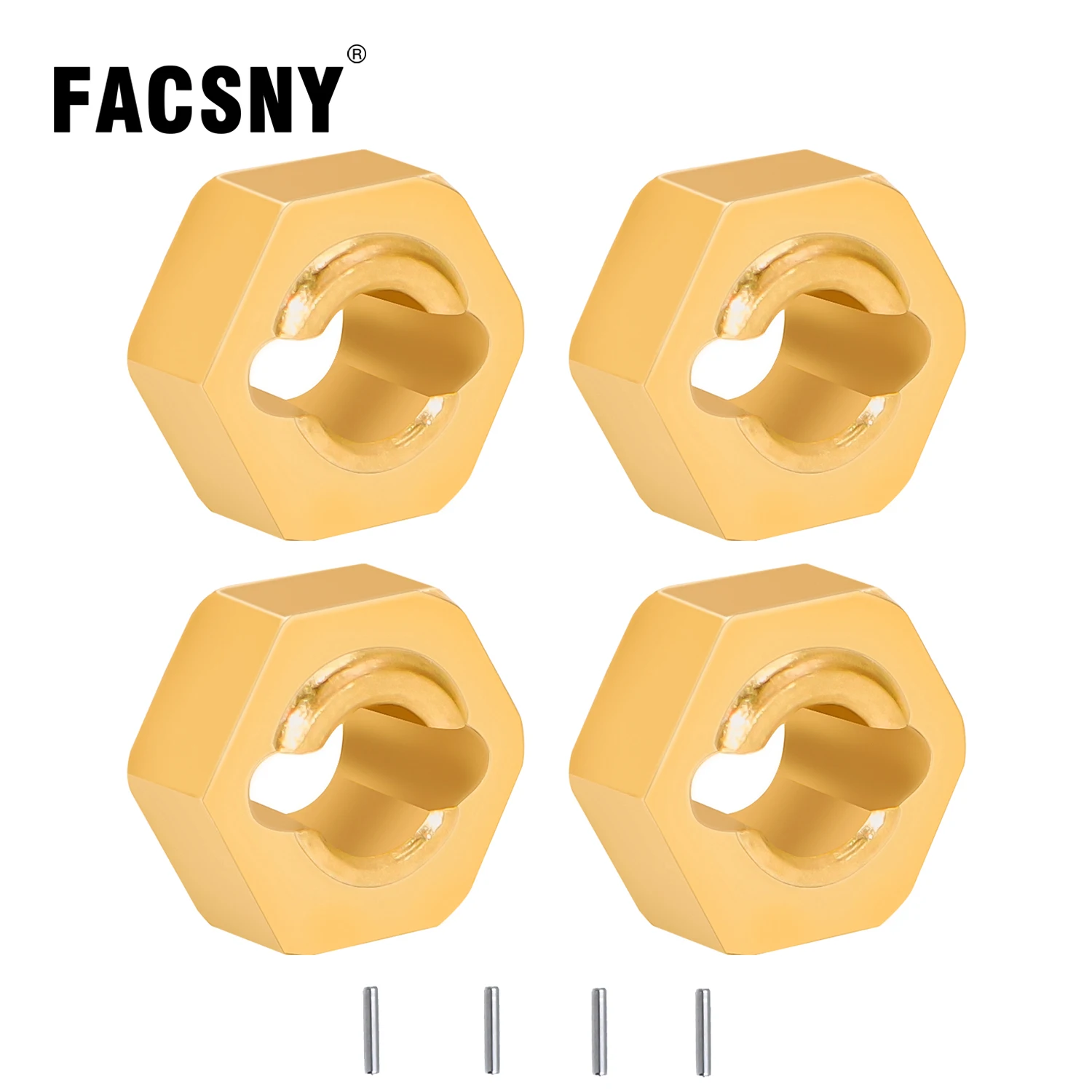 Brass Wheel Hex Hub Adapter 3mm Hexes With Pins For LOSI 1/24 Micro-B 2WD Rc Model Car Buggy LOS00007 Upgrade Part ﻿