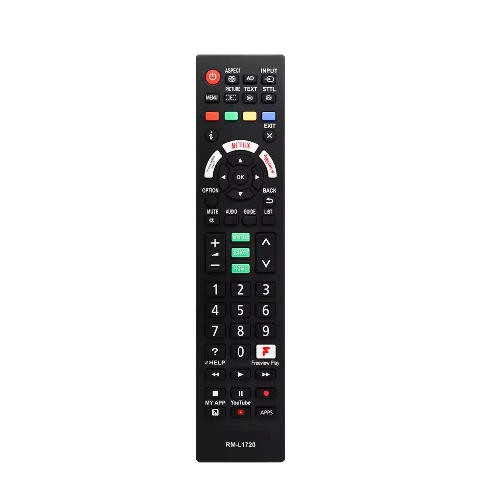 New Remote Control RM-L1720 Compatible for Panasonic TVs Netflix YouTube - Remote for Home Entertainment