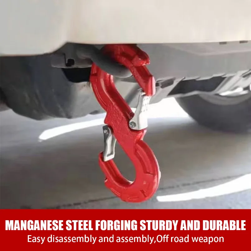 Universal Portable Off-Road Quick rescue shackle S-type Trailer Hook hitch Solid towing hook For car suv Trailer accessoriers
