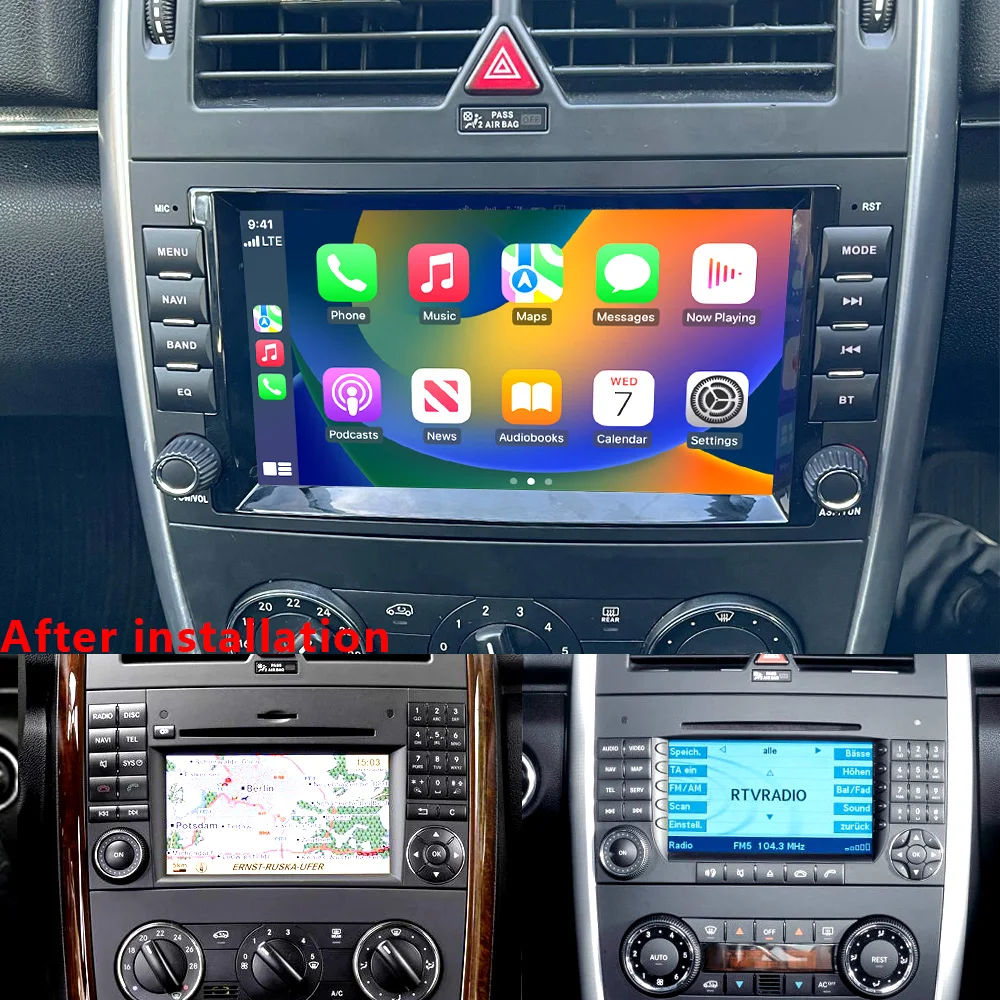 

CHSTEK Android 13 Auto Radio For Mercedes Benz B200 Sprinter W906 W639 W169 W245 A B Class Viano Vito Carplay GPS WIFI 4G Player