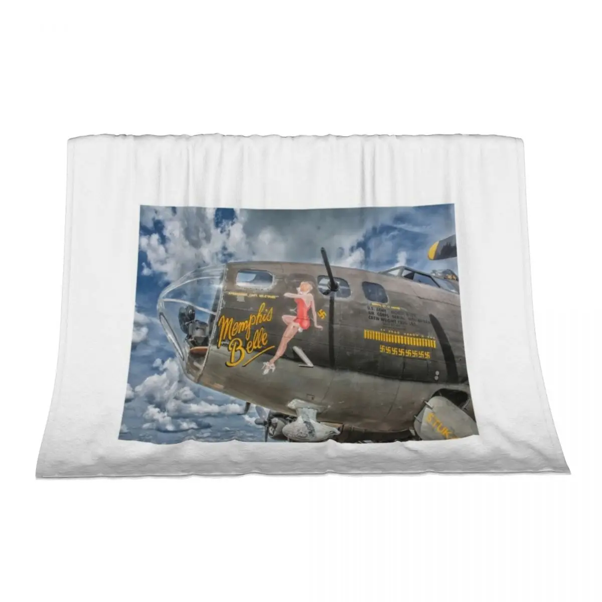 

Memphis Belle Throw Blanket warm for winter Nap anime Sofa Blankets