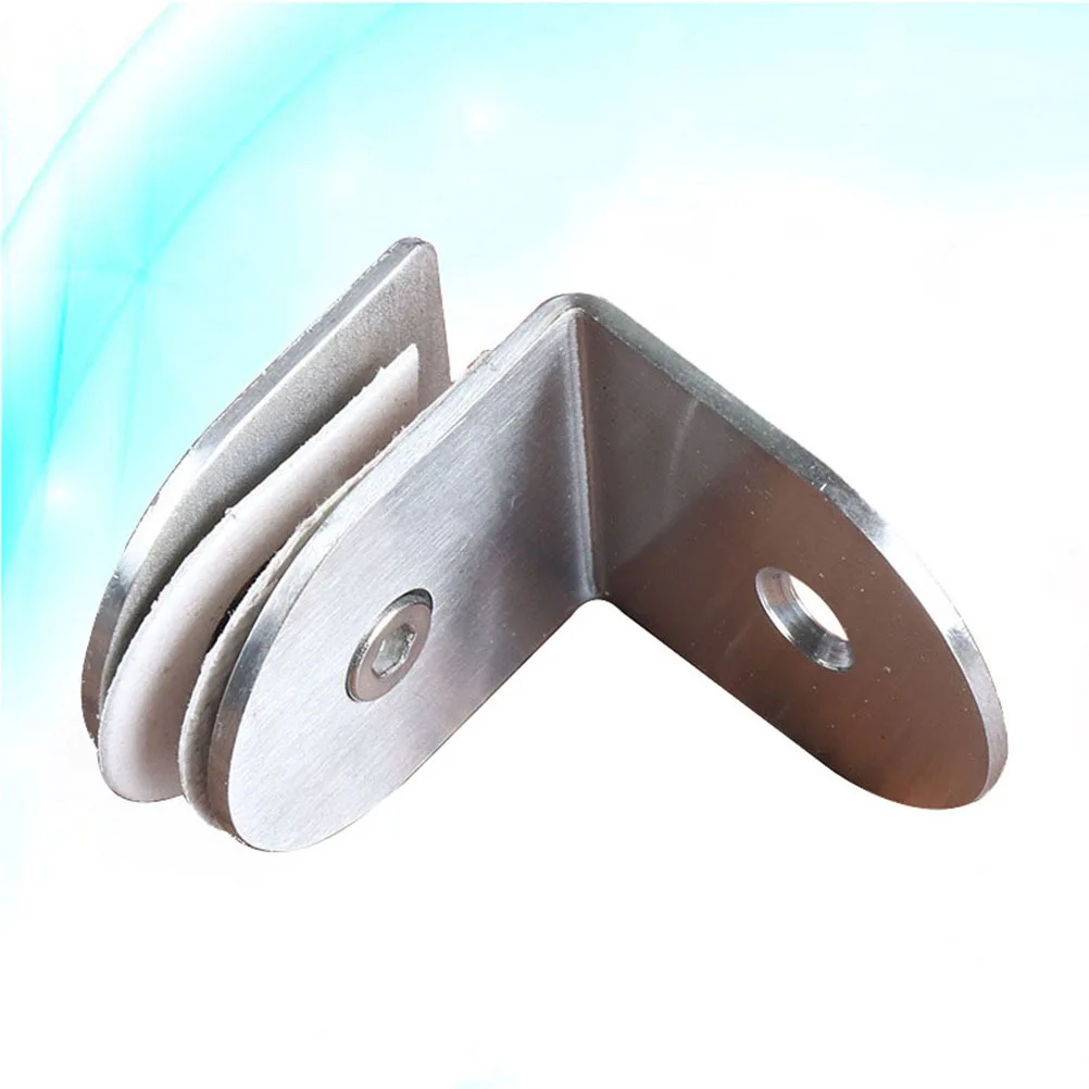 الساتان الانتهاء من الفولاذ المقاوم للصدأ الزجاج دعامة تثبيت مشبك 8-12 مللي متر نافذة الحمام المقسى الدرابزين قابل للتعديل مايكرو المسمار تحديد