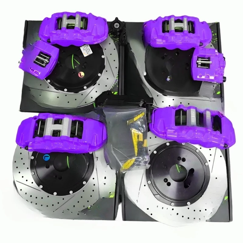 Vehicle 8/6 Piston, Front/Rear Large Brake Caliper Kit Challenger Charge Viper Series Disc Brake System Kit
