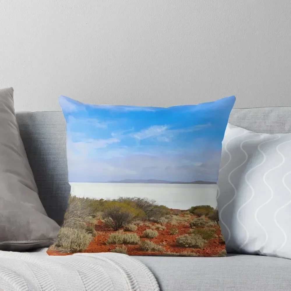 

Lake Gairdner, Outback Australia Throw Pillow Sofas Covers Christmas Pillowcase Anime pillow