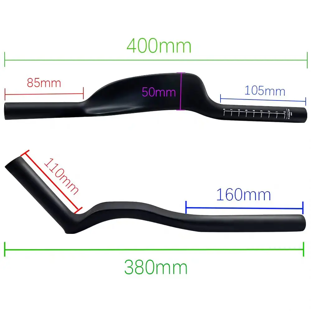 BIKEDOC Carbon Road stuur Fietsstuur Triathlon stuur TT stuur Racefiets Carbon stuur