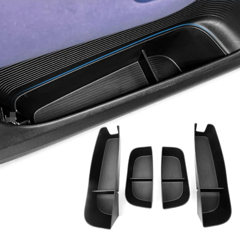 

Shockproof Car Storage TPE Storage Box 4 Compartments Car Interior Storage Interior Organizer Modern Aesthetic