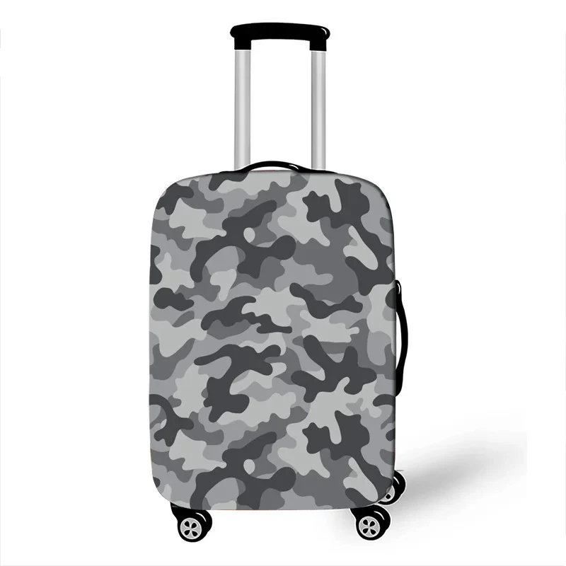 Quality Stretch Cloth Trolley Case Protective Cover Trendy Camouflage Suitcase Luggage Cover for 18-32 Inch Travel Accessories