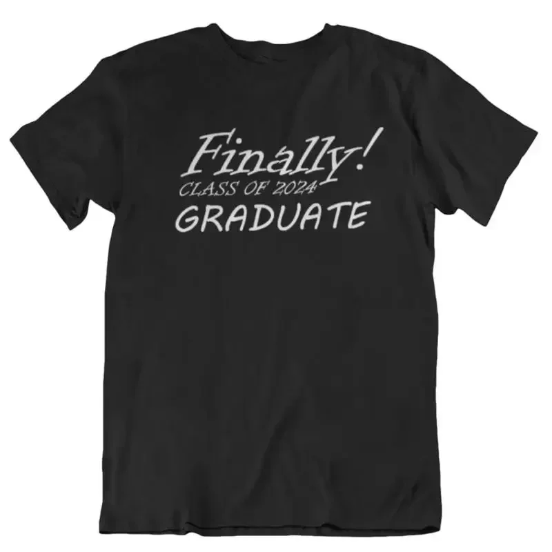 Finally Class of 2024 Graduate T Shirt Graduation For Adult High School Grad