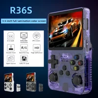 Consola de juegos portátil Retro de 128G, juegos clásicos, sistema Linux R36S, pantalla IPS de 3,5 pulgadas, reproductores de vídeo portátiles para juegos