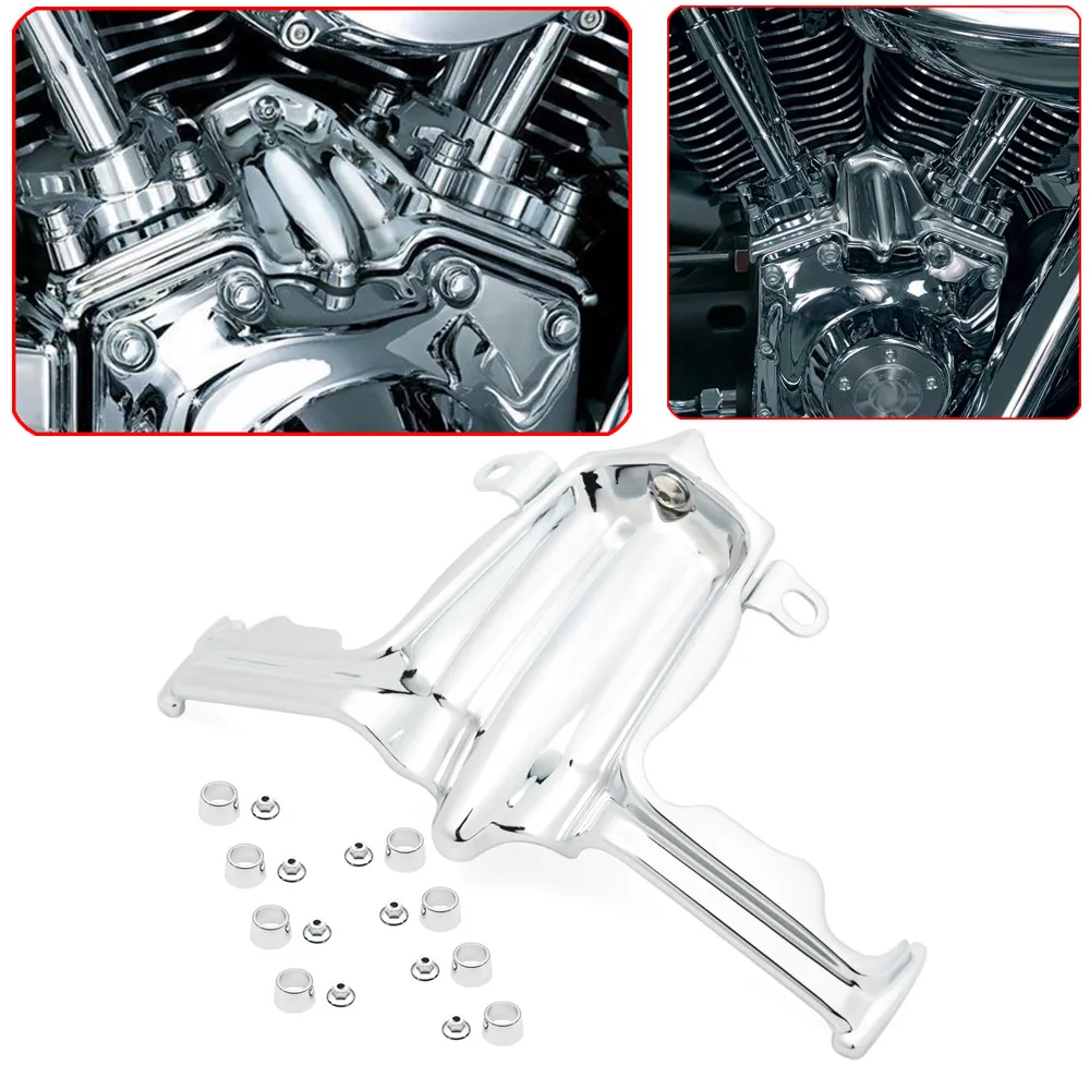 

Chrome Tappet Lifter Block Accent Trim Cover Fit For Harley Twin Cam Street Tri Glide Road King Street Glide Dyna Breakout 00-16