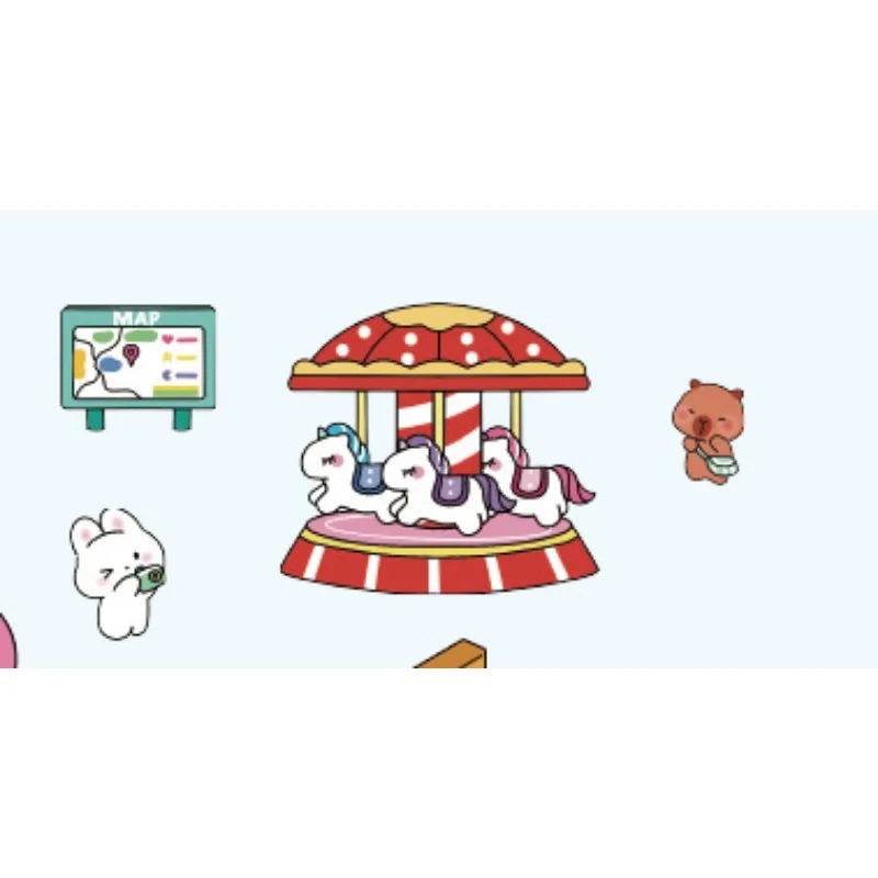 Landscaping DIY 3D Craft Kit Miniature House Model Sticker with Stacked Scene for Parent Child Play Games Classic Toys Sticker