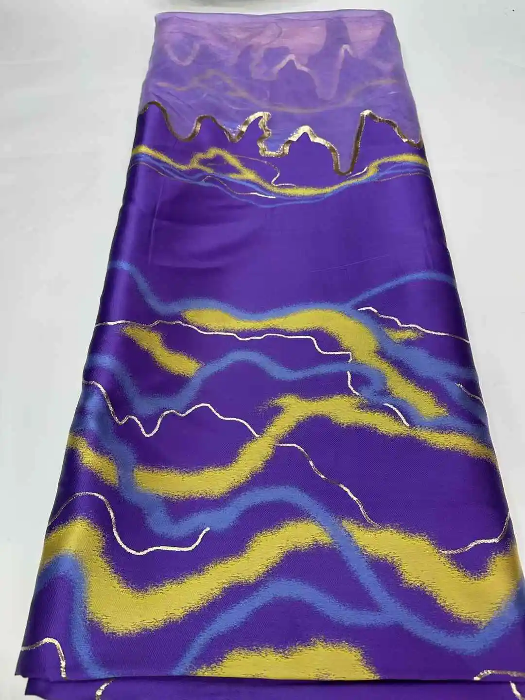 ผ้า Jacquard ภาษาฝรั่งเศสคําแอฟริกันลูกไม้ผ้า Organza ผ้าสไตล์แอฟริกันผ้า 2025 สําหรับงานแต่งงานชุดแต่งงานเย็บ