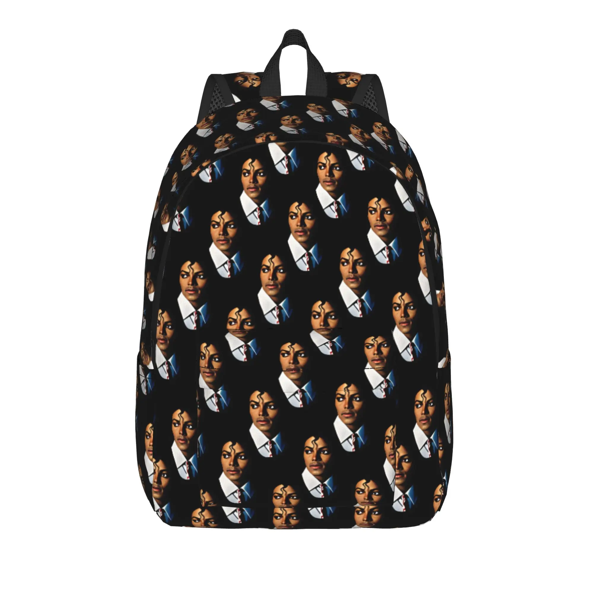 Michael Jackson King of Pop MJ Backpack  Style Backpacks Student Unisex Camping Print High School Bags Colorful Rucksack