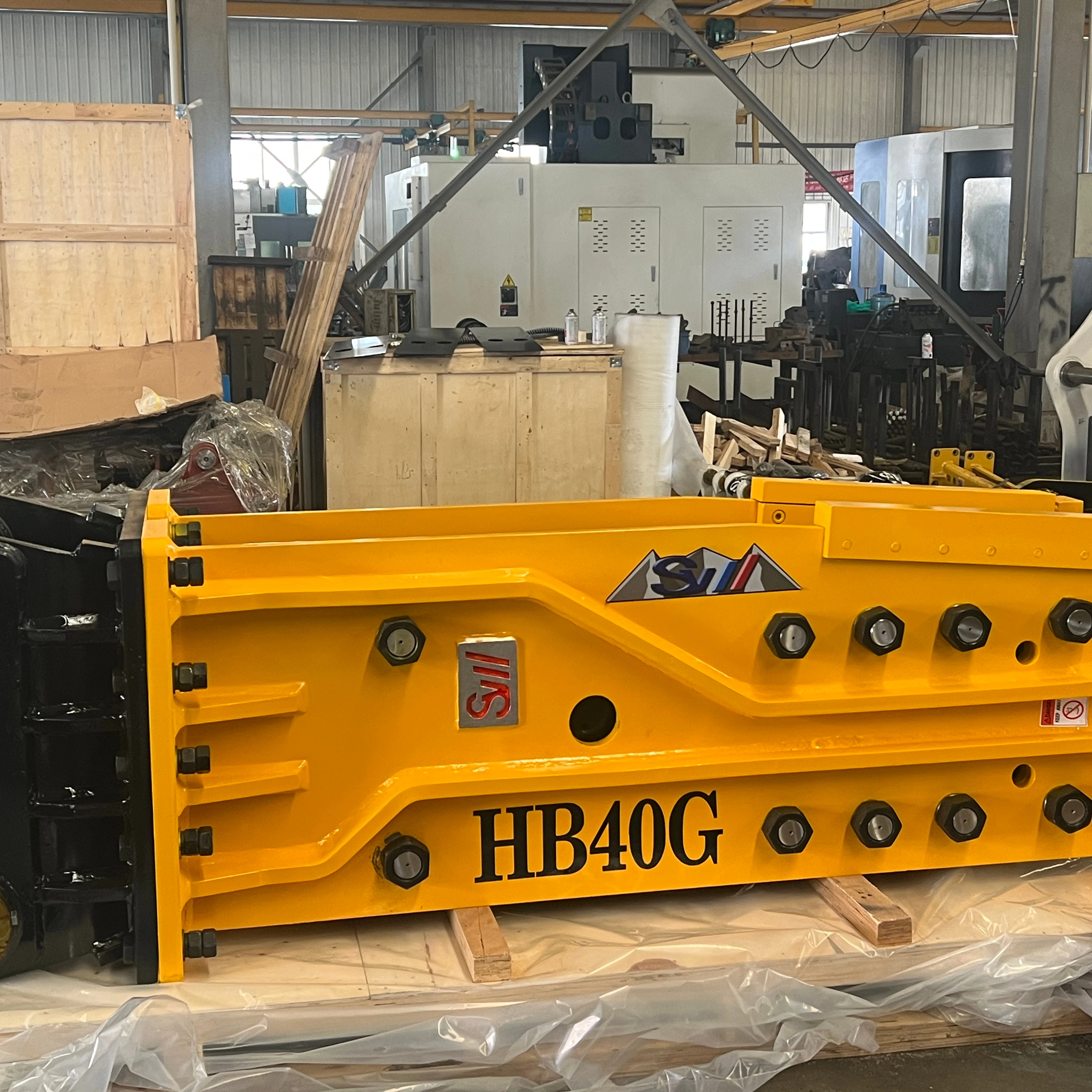 SB40G Hydraulic Rock Hammer Crusher Silent 11-16 Tons Excavator Counterweight Manufacturer