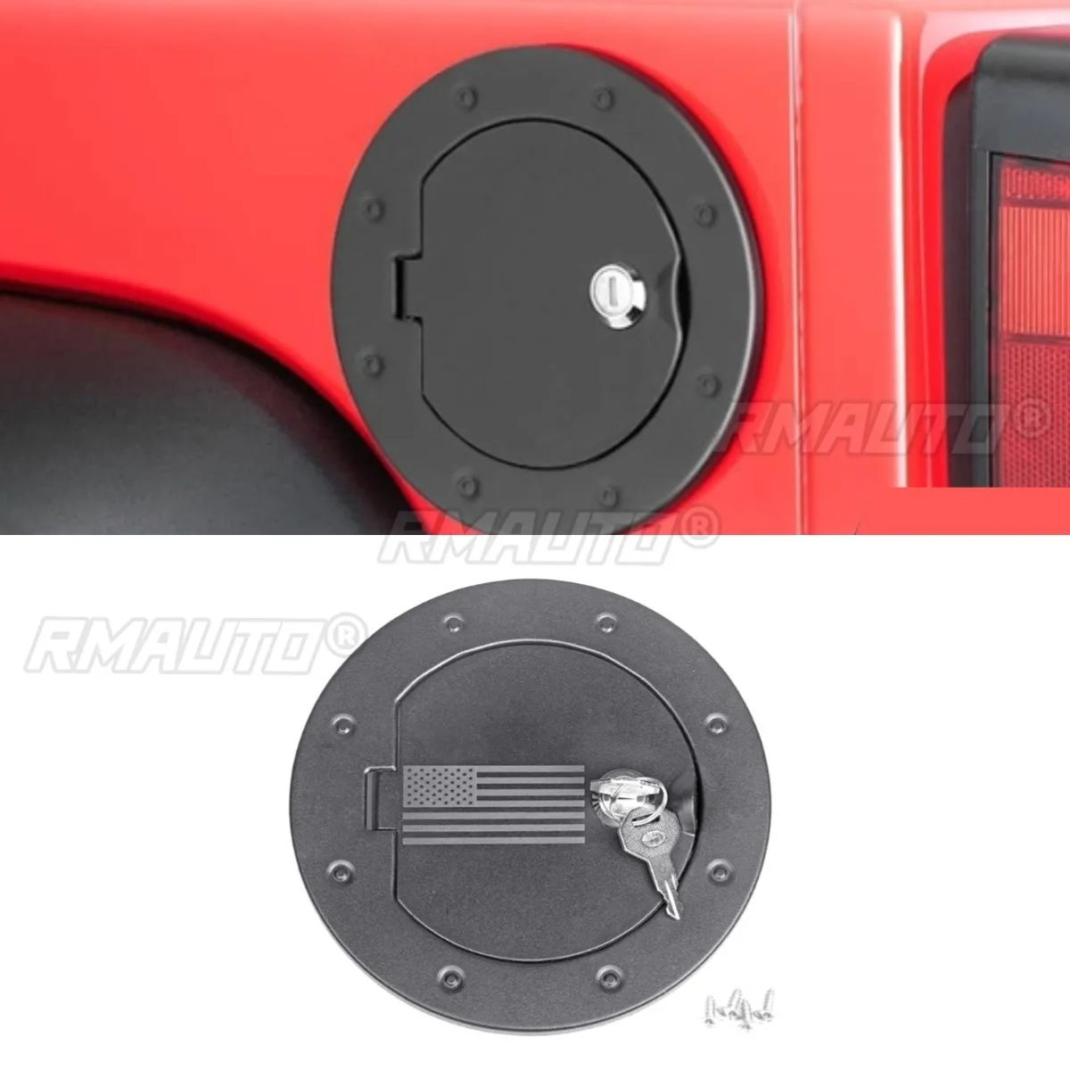 

Locked Fuel Tank Cap Exterior Accessories for Jeep JK Wrangler 2007-2017 Body Kit Car Accessories