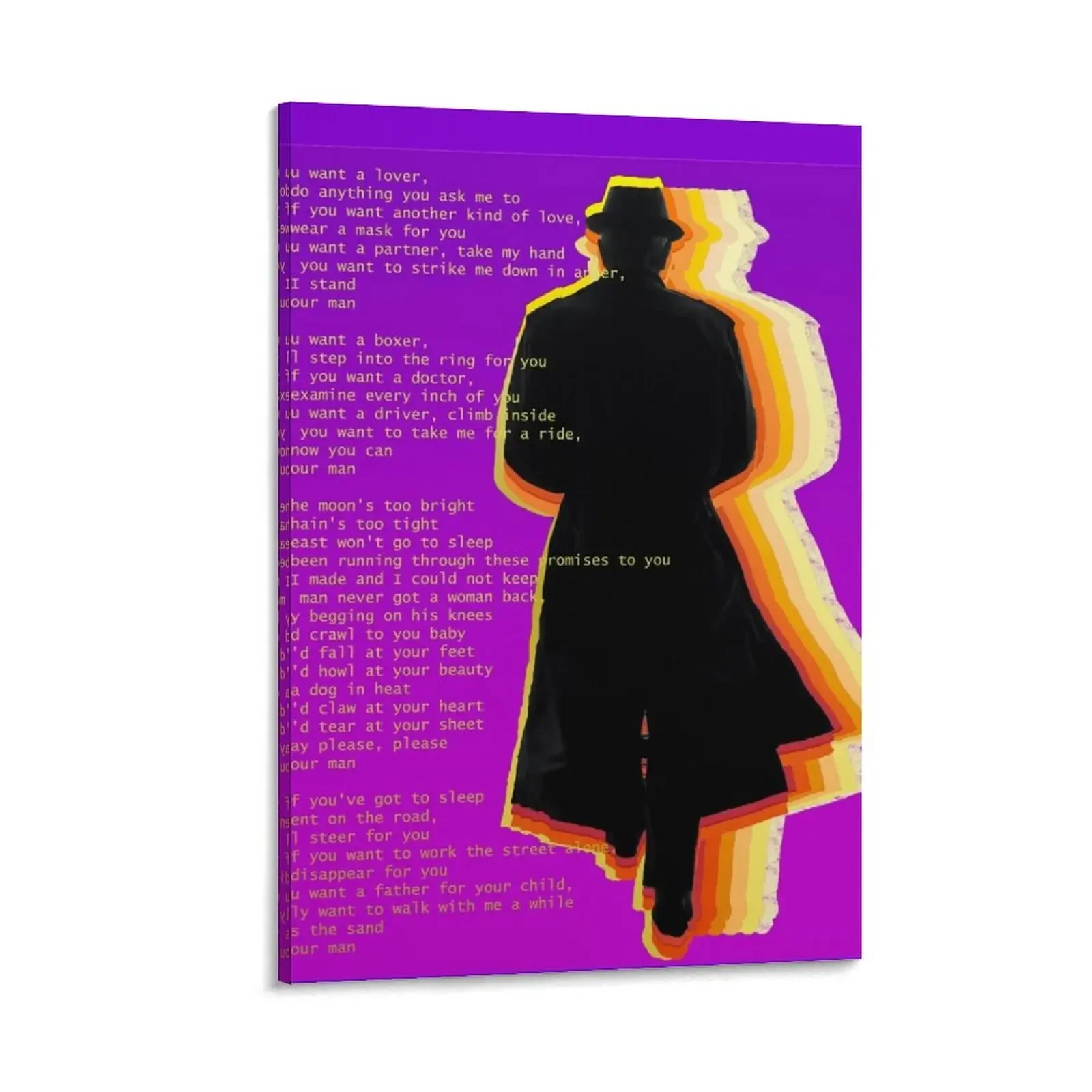 

I'm Your Man Canvas Painting Wall decoration frame Wall decoration poster decoration aesthetic wallpapers home decor