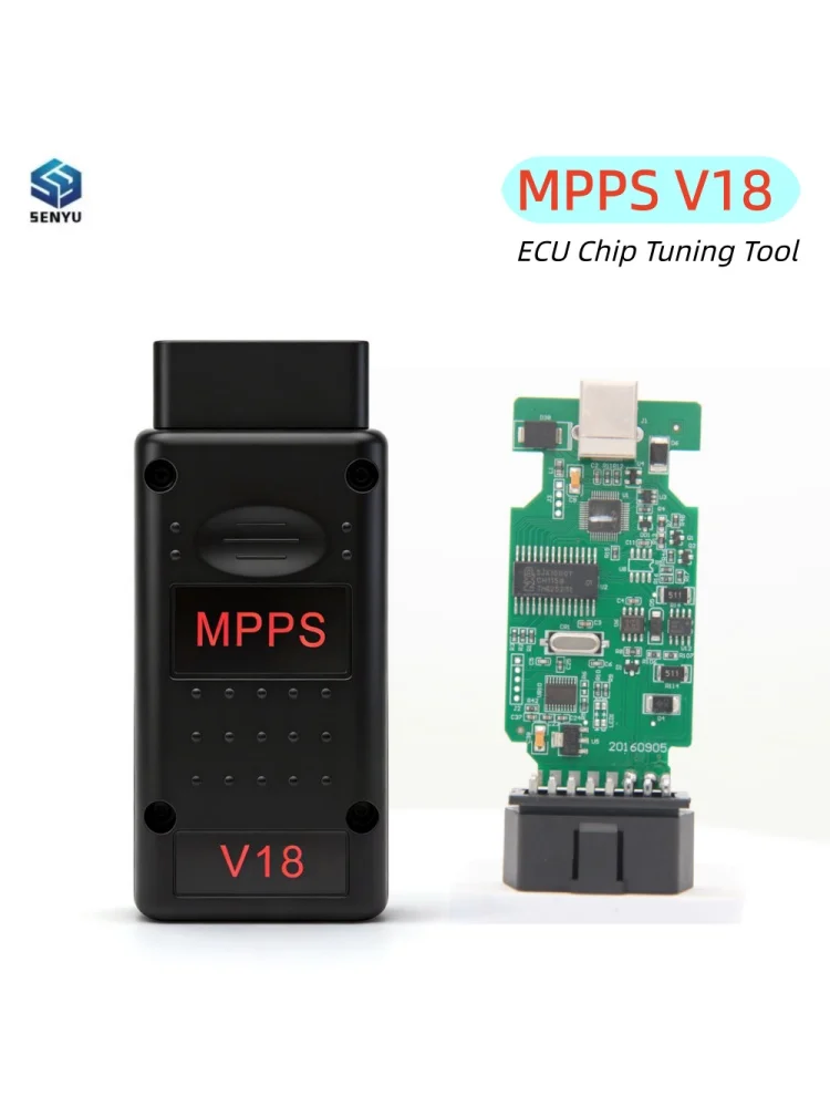 MPPS V18 ECU-Chiptuning-Tool Besser als V16 +TRICORE+MULTIBOOT ECU-Flasher mit Breakout-Tricore-Kabel für EDC15 EDC16 EDC17