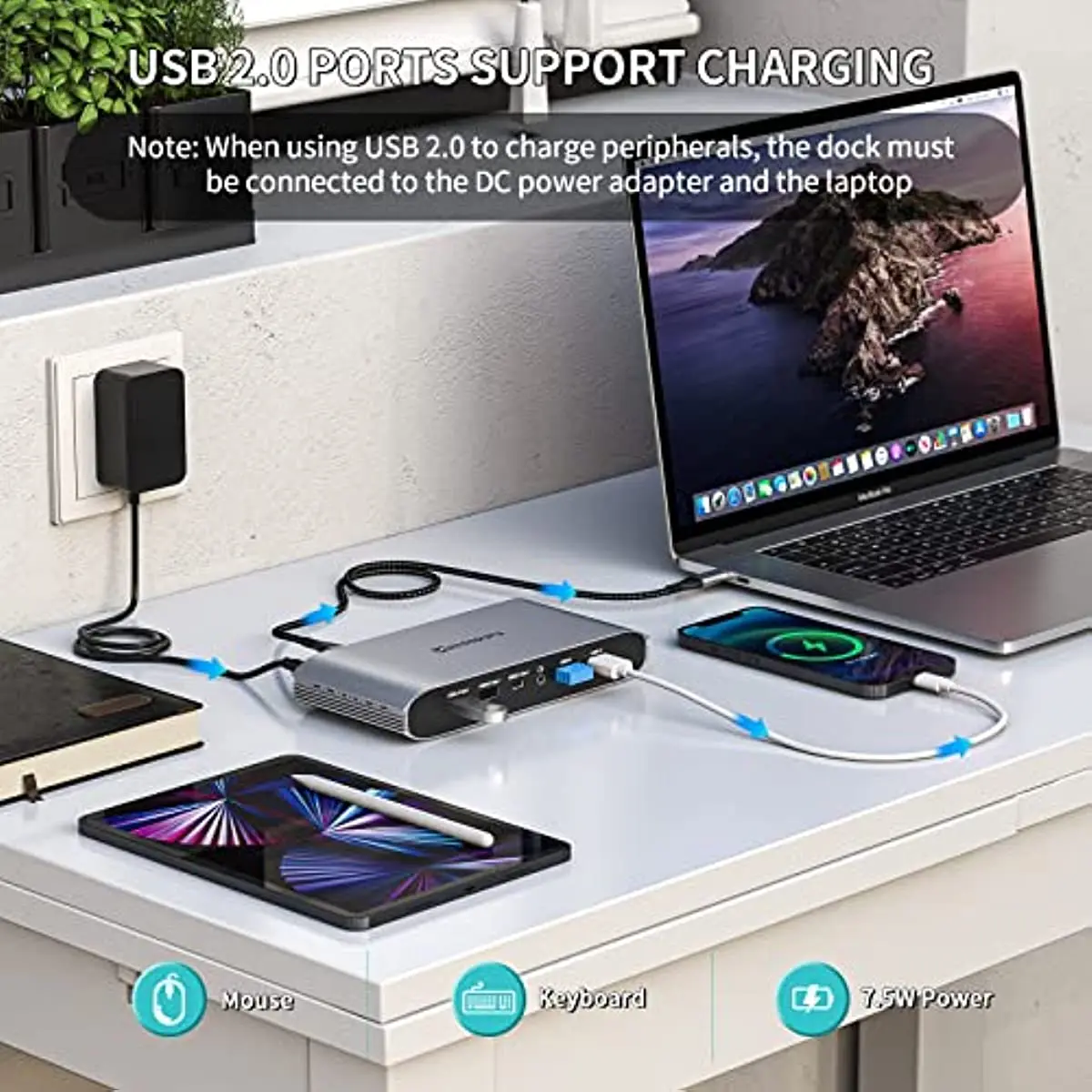 Imagem -04 - Minisopuru Displaylink Triple Display Docking Station para Macbook m1 m2 Windows com Hdmi e Displayport pd 100w Rj45 Usb Portas Usb Hub