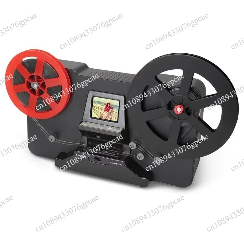 CMOS Film To Digital Video Converter 3.53 Trillion Pixels DV-180N Super8 & 8mm Roll Film Scanner Portable Movie Reel Digitizer