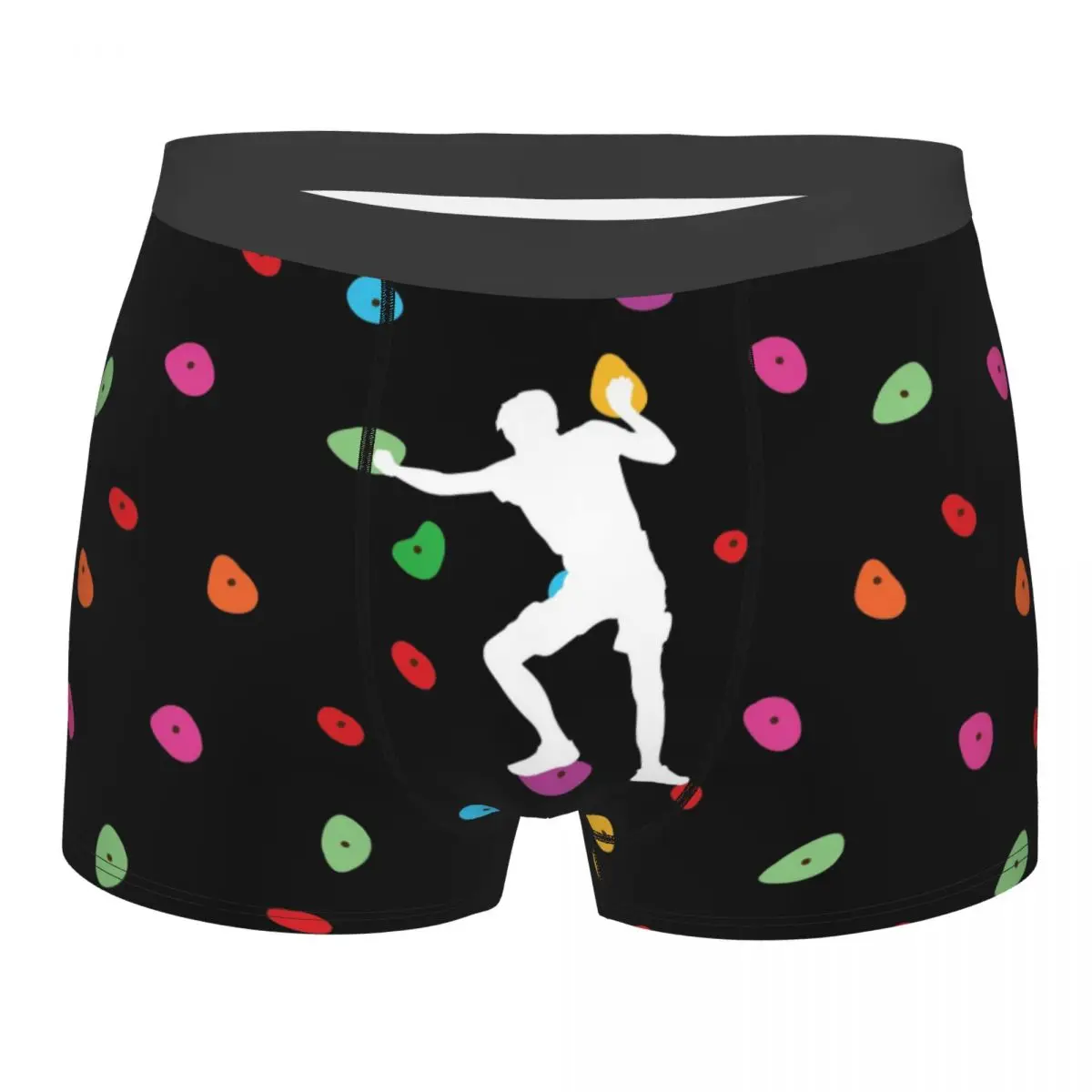 Cool Bouldering Climbers Rock Climbing Wall Boxers Shorts Panties Male Underpants Stretch Boulderer Gift Briefs Underwear