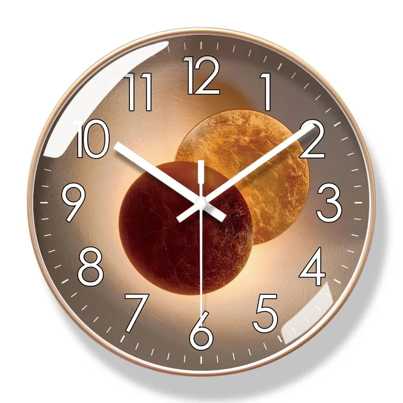 12/14 Inch Wall Clock Living Room Luxury Silent Clock Hanging Table Modern Design Silent Creative Quartz Clock Reloj De Pared