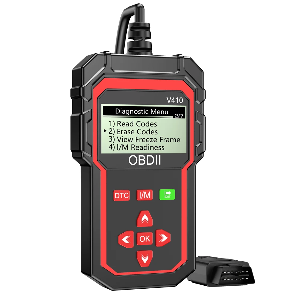 Car Diagnostic Tools OBD2 Scanner Auto Engine System Detection V410 ELM 327 OBDII EOBD Read/Clear Fault Code OBD2 Code Reader