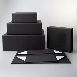 Folding Magnet Gift Box Portable Large Hard Boxes Exquisite Storage Boxes Fancy Present GiftBox for Birthday Wedding 1pcs