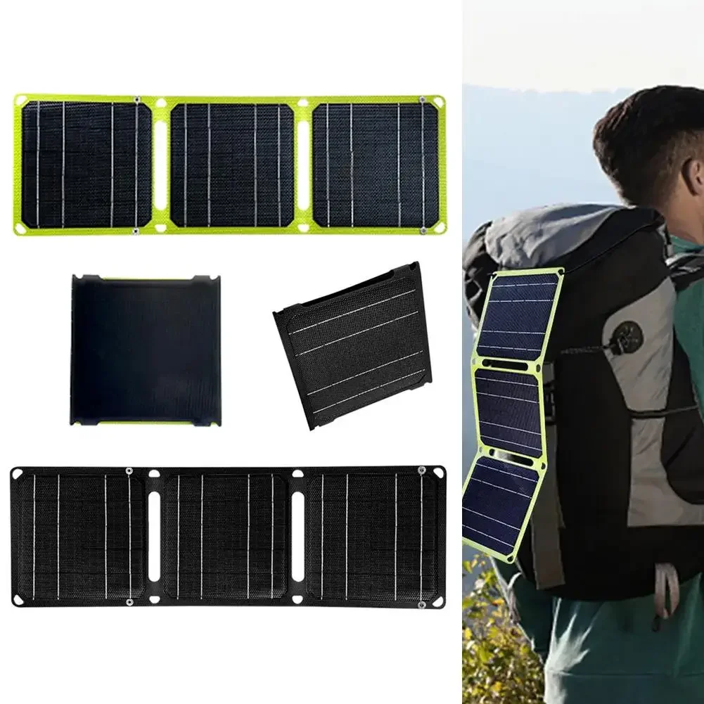 

1 Pc Solar Panel Single Outdoor ETFE Folding Pack Solar Panel Portable USB Charging Outdoor Portable Solar Panels Parts