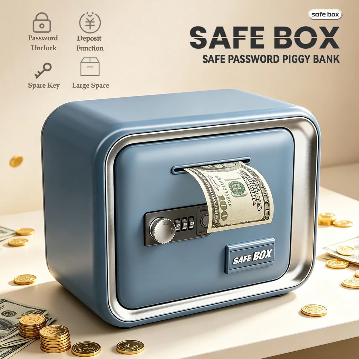 Password Piggy Bank, Safe Box - огляд і ціна Home Security Box
