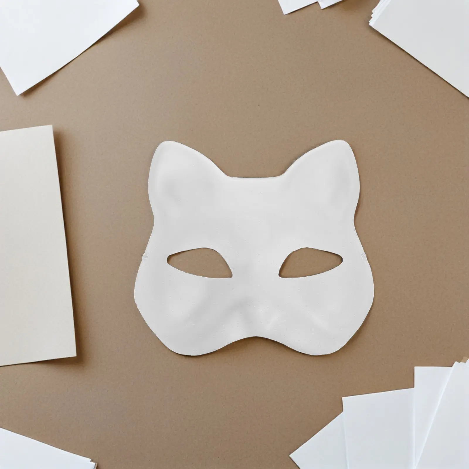 

30 шт. заготовок для масок под ручную роспись, набор для творчества для взрослых, аксессуары для маскарада, костюмов, косплея, праздничные маски для женщин