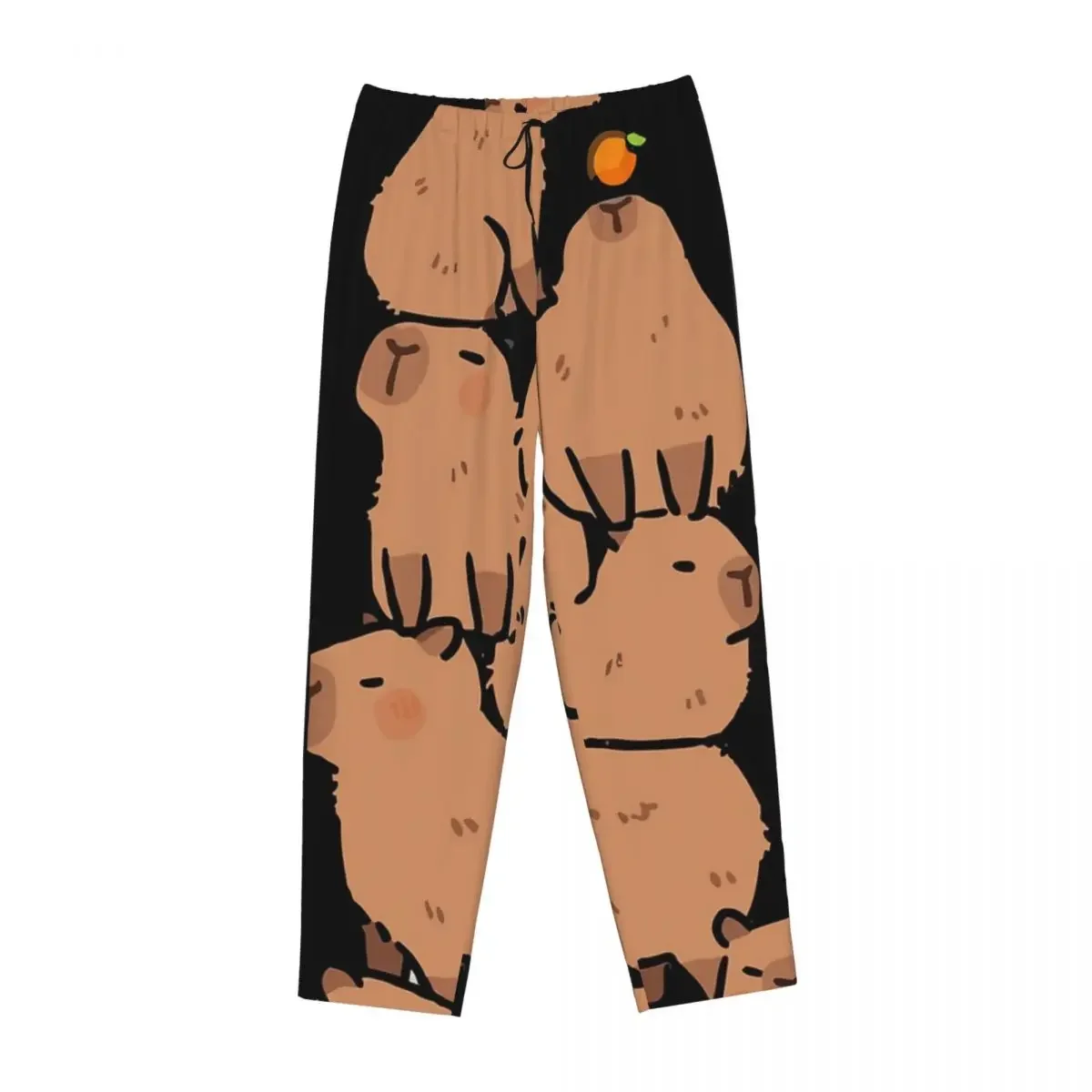 

Женские пижамные брюки Custom Capybara Is My Spirit Animal с карманами для дома и сна