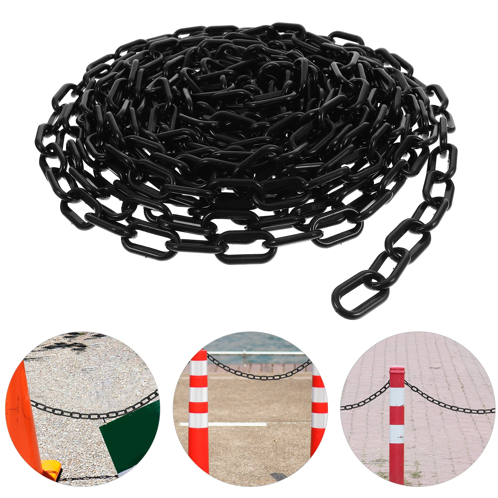 Warning Protection Chain Barrier Connector Reflective Parking Link Fence Baby