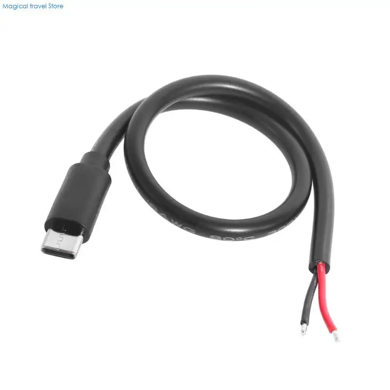 N2UB Reinforced 2P DIY Charging Cable Cord Type C Male 35W Power Delivery