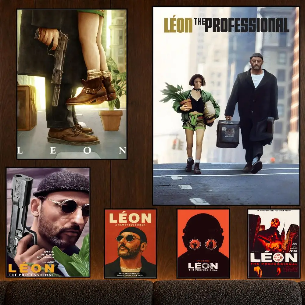 Movie Leon The Professional Mathilda Poster Wall Art Print HD Aesthetic Artwork Waterproof Printing For Fans Home Decor Gift