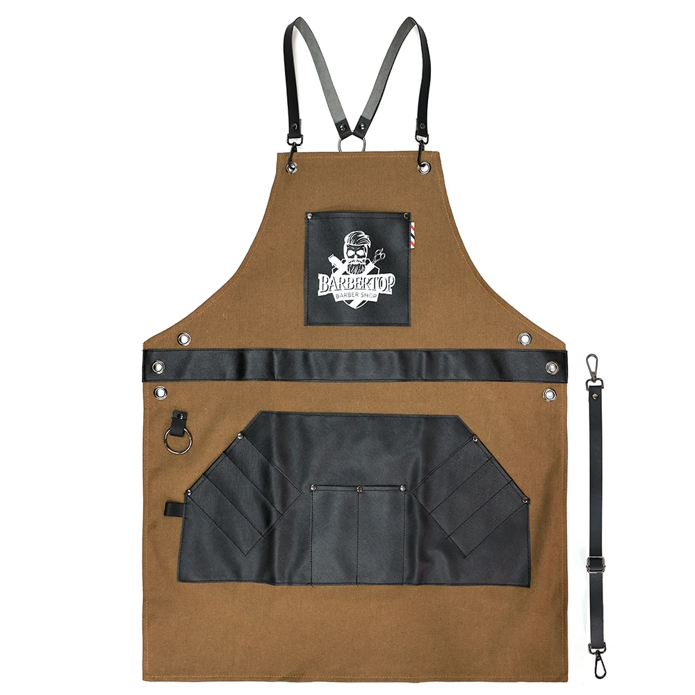 Waterproof Barber Apron with Storage Pocket