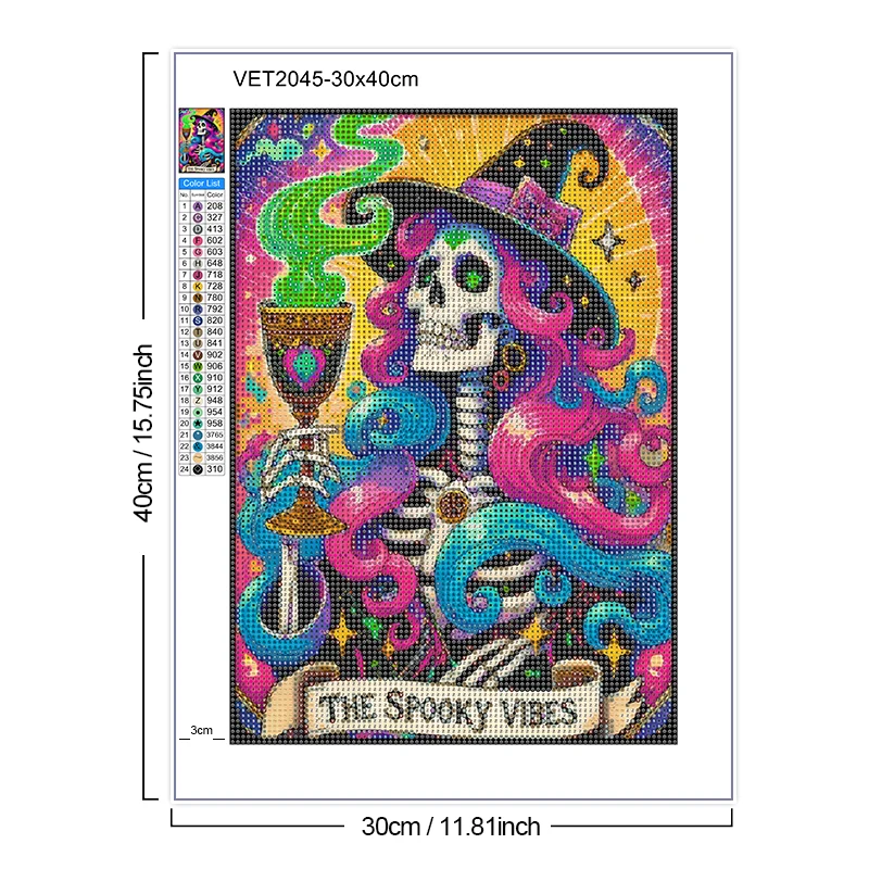 Tarot Art Diamond Painting Adult Skull Women Diamond Mosaic Embroidery Full Square/Round DIY Fashion Home Decoration New Series