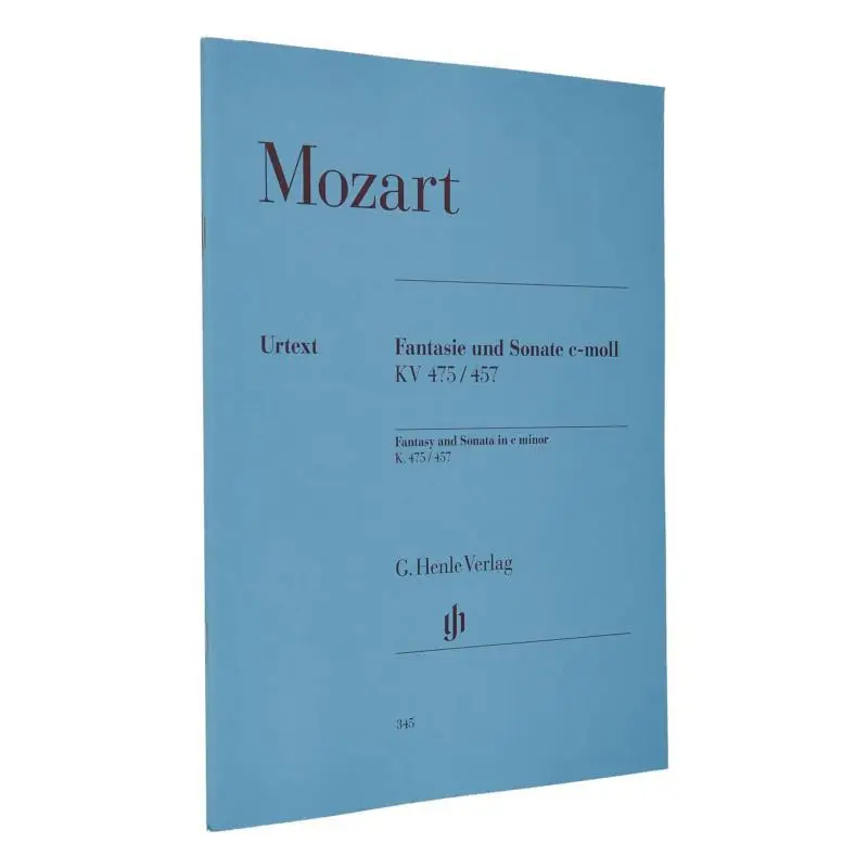 

HN345 Mozart Fantasy And Sonata K 475 457 Herttrich Ernst G Henle Verlag 9790201803456 Book