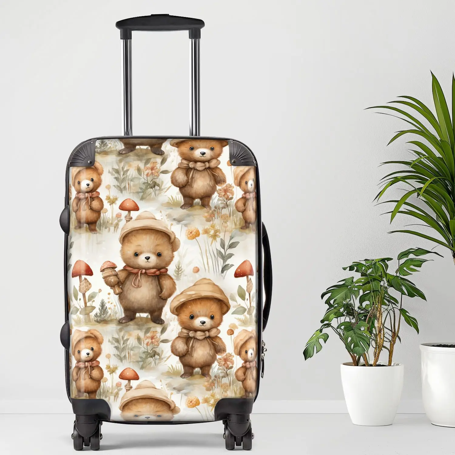 

Bear13 Luggage, 20/24/28 Inch Luggage, Carry-On, Custom Luggage, Luggage Set, Suitcase, Travel, Vacation, Cabin Suitcase, Custom