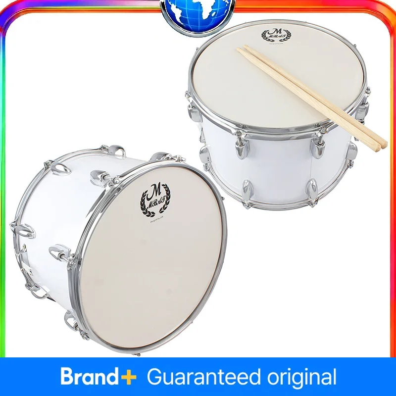 

14 Inch Snare Drum Marching Drum Professional Percussion Musical Instrument Drum with Drumsticks Strap Tuning Key