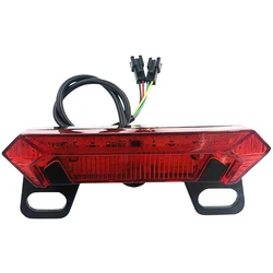 Electric Bicycle Rear Light DC 36-60V LED Electric Bike Warning Light Turn Signal Cycling Tail Lamp Safety Warning Bicycle Light