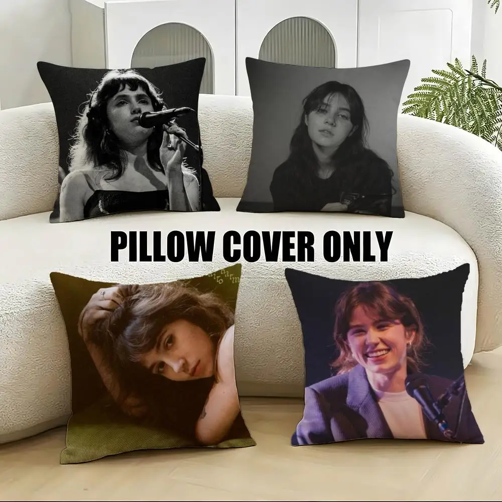 Celebrity-ClairoS Cushion Cover 4Pcs Soft Plush Throw Pillow Covers 40x40 45x45 for Sofa Bedroom